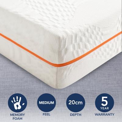 Dunelm Comfortzone Memory Zoned Mattress Assorted