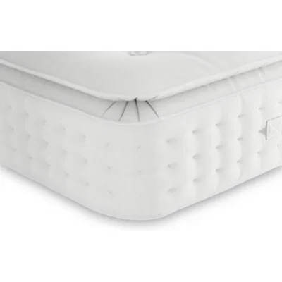 Marks & Spencer M&S Pillowtop Lambswool 1700 Pocket Sprung Medium Mattress - 3FT - White, White