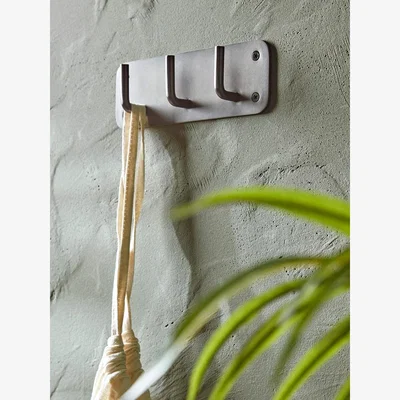 Cox and Cox Distressed Zinc Triple Hook