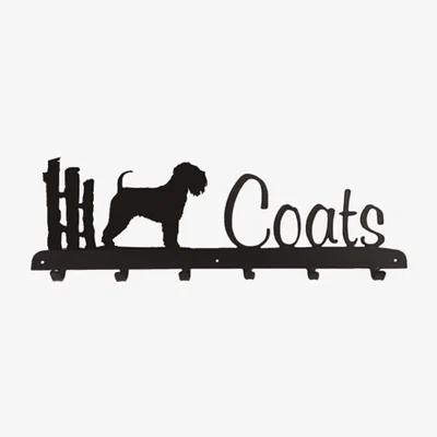 Cuckooland Coat Rack in Soft Wheaten Dog Design