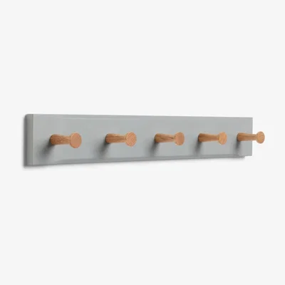John Lewis John Lewis & Partners Shaker Oak Coat Rack