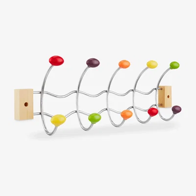 John Lewis John Lewis & Partners Multicoloured Ball Coat Hooks