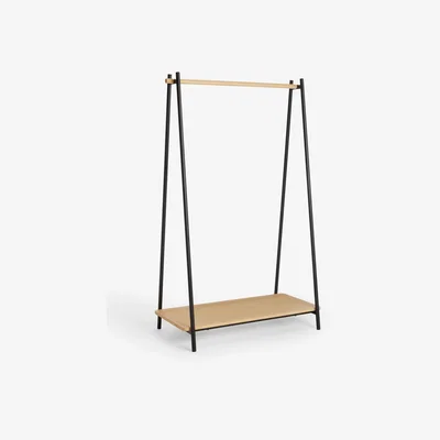 John Lewis John Lewis Metal Frame Bamboo Clothes Rail