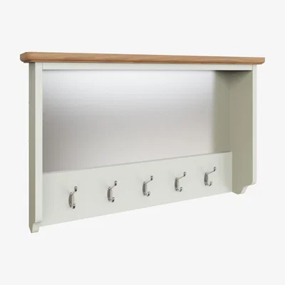 Knees Galileo Oak Coat Rack - Pure White