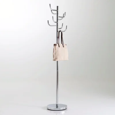 La Redoute Cactus-Shape Coat Rack in Chrome-Plated Metal