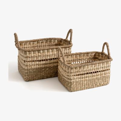 La Redoute Set of 2 Sola Woven Straw Baskets