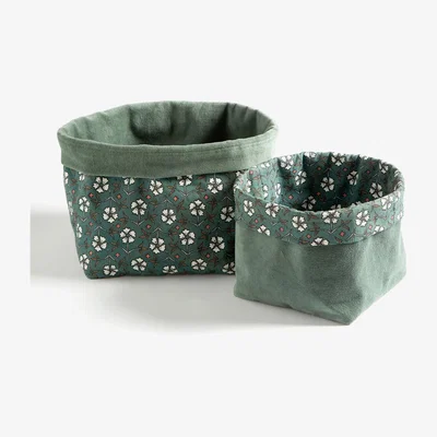 La Redoute Set of 2 Bloomi Floral Baskets