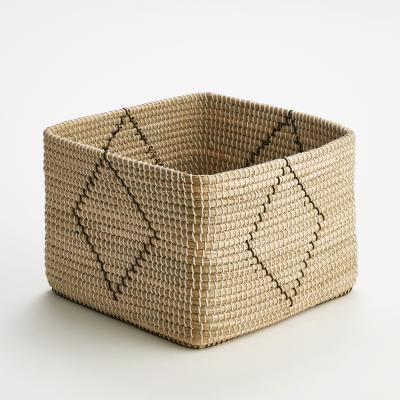 La Redoute Guillermo Braided Square Basket