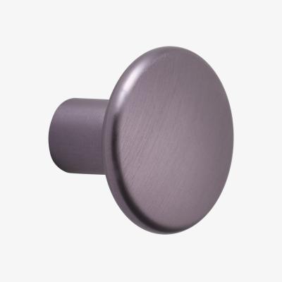 Made in Design The Dots Metal Hook metal purple / Small - Ø 2.7 cm / Lars Tornoe, 2007 - Muuto