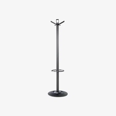 Made in Design Segmenti Standing coat rack by Kartell Black