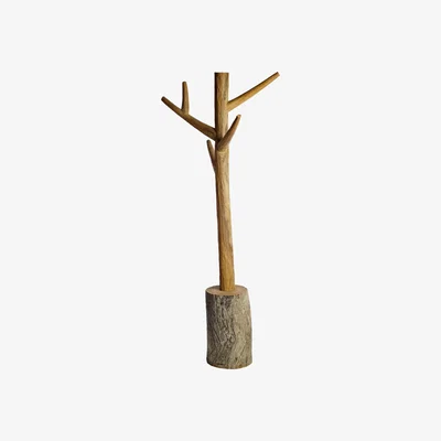 Made in Design Bark Standing coat rack - H 180 cm - Solid wood by Pols Potten Natural wood