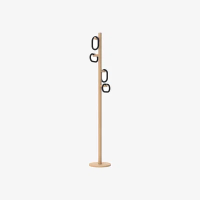 Made in Design Fernand Coat stand wood black / H 180 cm - Hartô