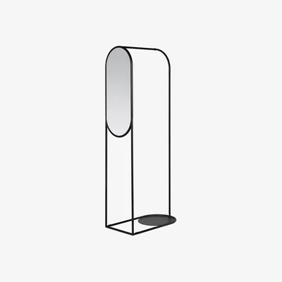 Olivia's Broste Copenhagen Archie Mirror Rack in Black