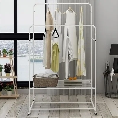 The Range Heavy Duty Metal Clothes Rail Display - White