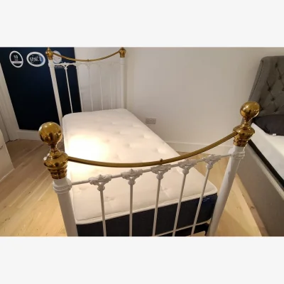 And So To Bed Juniper Bedstead and Hybrid Mattress - Single Size - Ex-display