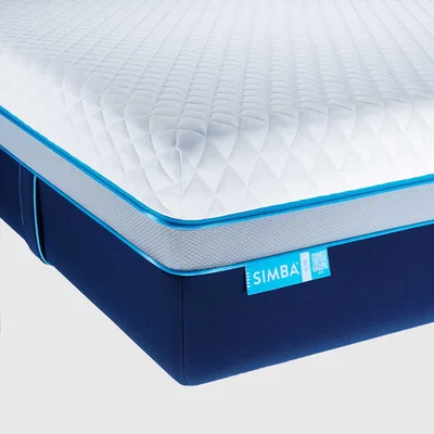 Barker and Stonehouse Simba Hybrid Ultra 150x200cm King Size Mattress, White | Barker & Stonehouse