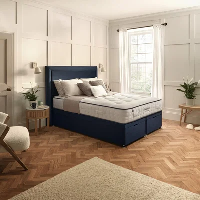 Dunelm Silentnight Wool Naturals 1800 Pocket Mattress White