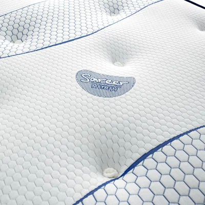 Dunelm Sareer Open Coil Cool Blue Memory Foam Mattress
