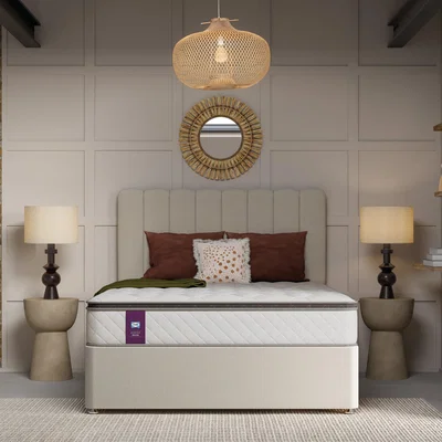 Dunelm Sealy Advantage Delux Newhaven Mattress White
