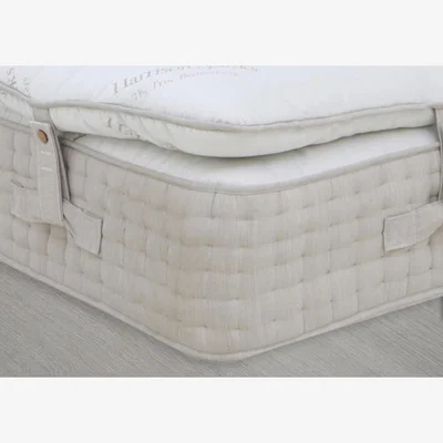 Furniture Village Harrison Spinks - Pure Elegance Firm Mattress with Removable Firm Mattress Topper - Super King