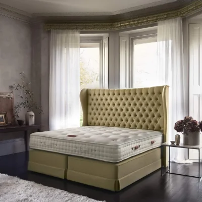Feather & Black Hypnos Organics 4 Mattress, King - Single Tension Mattress, Medium