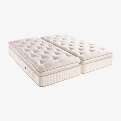 Feather & Black Fitzgerald Mattress, King - Zip & Link Mattress, Soft