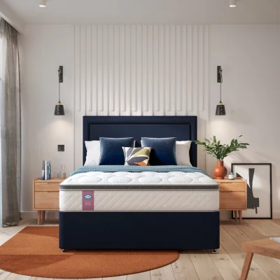 Habitat Sealy Deluxe Hybrid Medium Firm Mattress - Superking