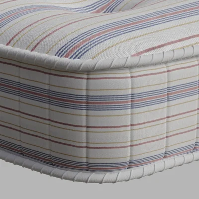 Happy Beds Vermont - Super King Size - Open Coil Spring Contract Mattress with Crib 5 Certification - Fabric - 6ft