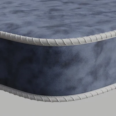 Happy Beds Montana - Super King Size - Open Coil Spring Water-Resistant Contract Mattress with Crib 5 Certification - Fabric - 6ft
