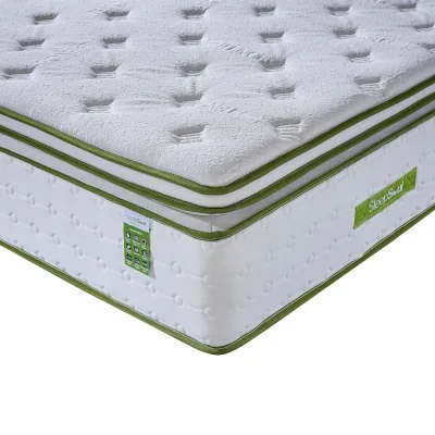 Happy Beds leepSoul Space - Double - 4000 Pocket Spring Orthopaedic Mattress - Foam/Fabric - Vacuum Packed - 4ft6