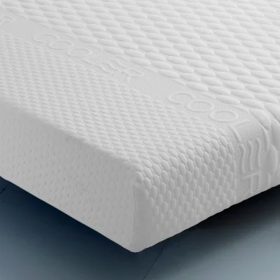 Happy Beds Deluxe Memory and Recon Foam Spring Rolled Mattress - Single - Medium to Firm - Anti Allergy - 3ft (90 x 190 cm) - Happy Beds