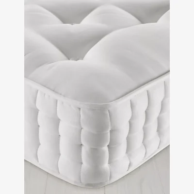 John Lewis John Lewis & Partners Natural Collection Goat Angora 16400, Double, Medium Tension Pocket Spring Mattress