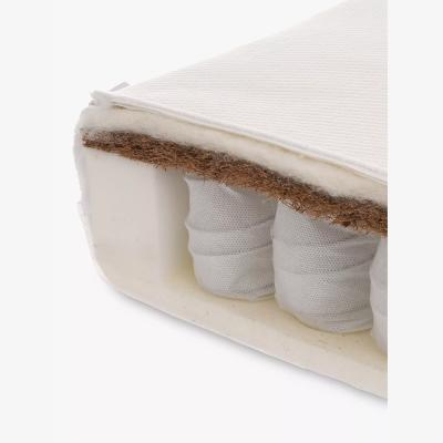 John Lewis Obaby Moisture Management Dual Core Mattress, White