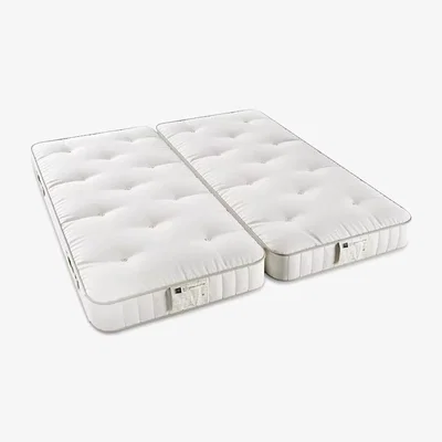 John Lewis John Lewis British Natural Collection Hemp 2750 Zip Link, Firmer Tension, Super King Size