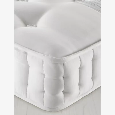 John Lewis John Lewis & Partners Natural Collection Swaledale Wool 11400, King Size, Firm Tension Pocket Spring Zip Link Mattress