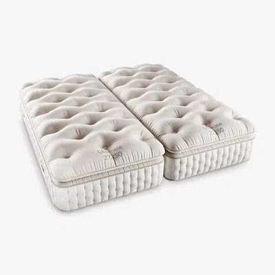 John Lewis John Lewis Ultimate Natural Collection 27250 Zip Link Pocket Spring Mattress, Firmer Tension, Emperor