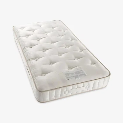 John Lewis John Lewis OUTLET Luxury Natural Collection British Wool 8750, Single, Firm Tension Pocket Spring Mattress, Like New