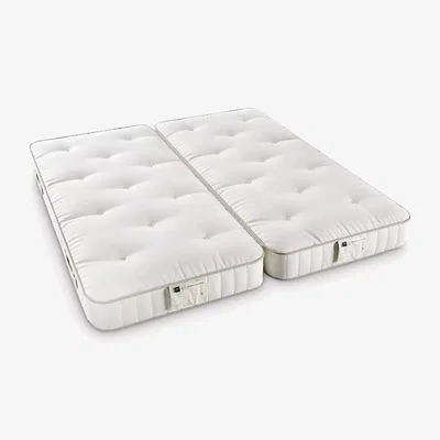 John Lewis John Lewis British Natural Collection Hemp 2750 Zip Link, Regular Tension, Super King Size