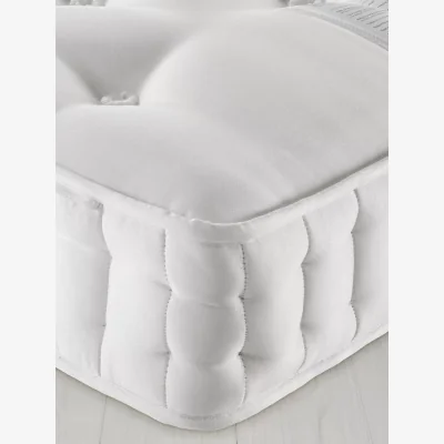 John Lewis John Lewis & Partners Natural Collection Fleece Wool 8400, Super King Size, Firm Tension Pocket Spring Zip Link Mattress