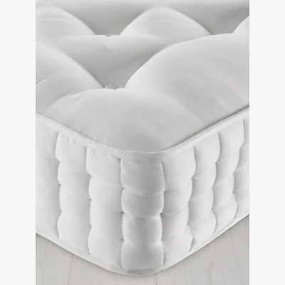 John Lewis John Lewis & Partners Natural Collection Silk 19400, Double, Medium Tension Pocket Spring Mattress