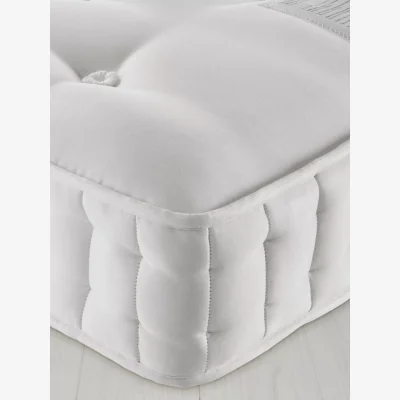 John Lewis John Lewis & Partners Natural Collection Fleece Wool 8400, Super King Size, Medium Tension Pocket Spring Mattress
