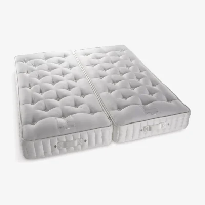 John Lewis John Lewis & Partners Natural Collection Silk 19400, King Size, Medium Tension Pocket Spring Zip Link Mattress