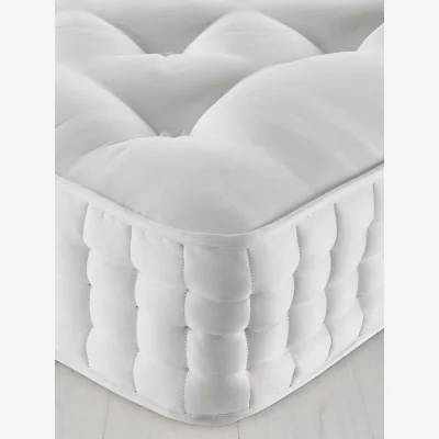 John Lewis John Lewis & Partners Natural Collection Goat Angora 16400, Single, Medium Tension Pocket Spring Mattress