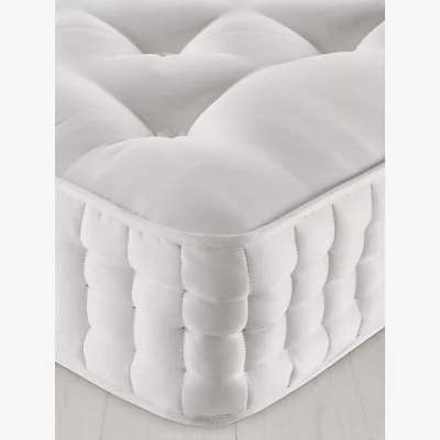 John Lewis John Lewis & Partners Natural Collection Wensleydale Wool 13400, King Size, Firm Tension Pocket Spring Mattress