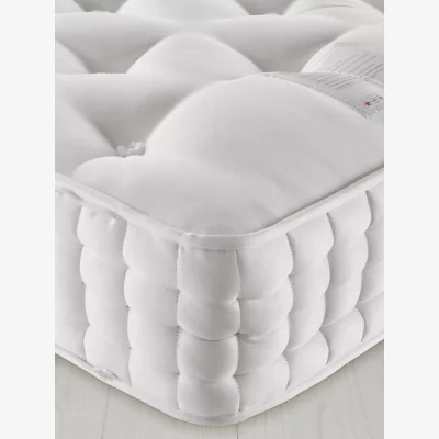 John Lewis John Lewis & Partners Natural Collection Wensleydale Wool 13400, King Size, Firm Tension Pocket Spring Zip Link Mattress