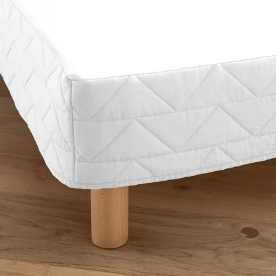 La Redoute Zig-Zag Scenario 100% Cotton Quilted Mattress Cover