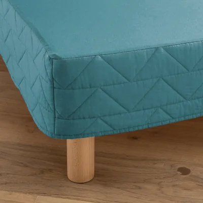 La Redoute Zig-Zag Scenario 100% Cotton Quilted Mattress Cover
