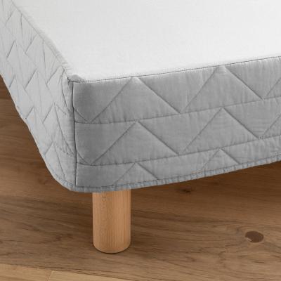 La Redoute Zig-Zag Scenario Quilted 100% Cotton Mattress Cover