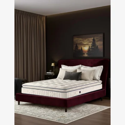 Marks & Spencer Harrison Spinks Midnight 6750 Medium Pillowtop Mattress White