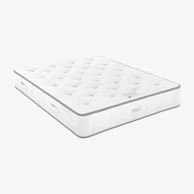 Marks & Spencer M&S 2500 British Wool Pocket Spring Medium Mattress White